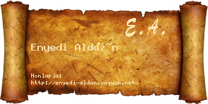 Enyedi Aldán névjegykártya
